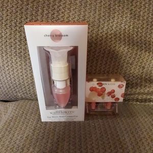 BBW Cherry Blosson Wallflower and Cranberry Pear